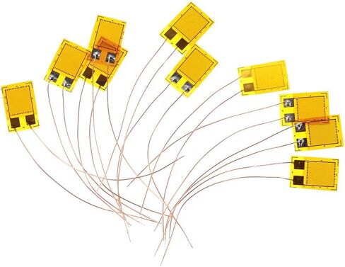 10Pcs Load Cell, Portable Foil Strain Gauge, Useful 350 ohm Resistance Strain Gaugem, Practical BF350-3AA Pressure Sensor in Saudi Arabia