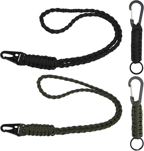 الثقيلة شارة الحبل قلادة صفارات حزام مضفر سلسلة المفاتيح الحبل كليب حلقة رئيسية لحامل مفاتيح صافرة in Kuwait