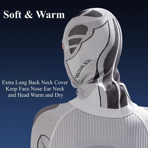 قناع الوجه بالاكلافا للدراجات النارية، قناع التزلج الشتوي للرجال والنساء، قناع بالاكلافا عالي التمدد لكامل الرأس تحت الخوذة، أقنعة غطاء الرأس للطقس البارد in Kuwait