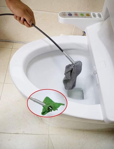 Lihu 360 ° Activity Toilet Plunger Blaster Pick Up Reacher Tool, Clogged Pipe,Sewer,Floor Drain Unclog,To Bathroom Toilet Unblocker Sink Plunger Plumbing Kitchen Sink 24 inch. in Saudi Arabia
