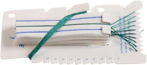 Medline Medline X-Ray Detectable Neuro Sponge, Cotton, 1" Width x 3" Length (Pack of 200) in Saudi Arabia