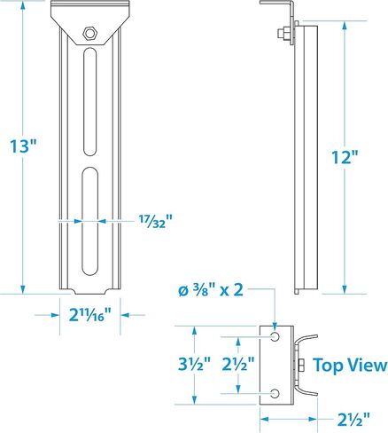 Seachoice Swivel Bolster Bracket, 8 In., Boat Trailer, Galvanized Grey in Saudi Arabia