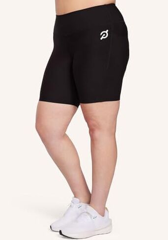 Peloton Women's Cadent 7" High-Rise Pocket Biker Shorts, Workout Shorts, Gym Shorts in Kuwait