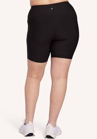 Peloton Women's Cadent 7" High-Rise Pocket Biker Shorts, Workout Shorts, Gym Shorts in Kuwait