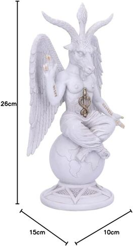 Nemesis Now B5260S0 Dark Lord 26cm White Baphomet Figurine in Saudi Arabia