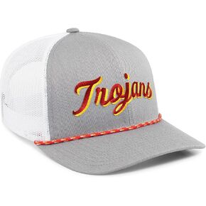 Pacific Headwear NCAA Men's Collegiate Trucker Snapback Braid Cap - Official Team Logo Hat for Sports Fans