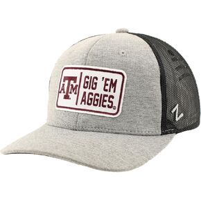 ZHATS NCAA Officially Licensed Trucker Hat Carson Patch Defer Heather