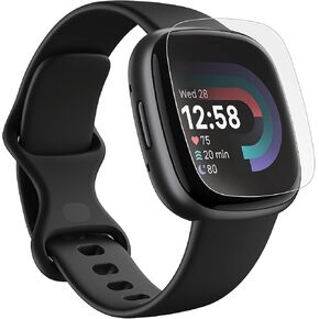 ZAGG InvisibleShield Ultra Clear – Compatible with Fitbit Versa 4 and Sense 2 - Film Screen Protector