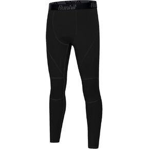 Runhit Boys Compression Leggings Youth Athletic Tights Basketball Compression Pants Boys Base Layer Pants Sports Legging in Kuwait