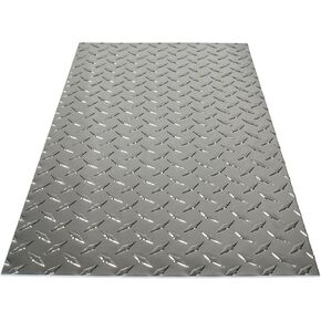 M-D Building Products 56022 11-7/8-Inch by 23-7/8-Inch .073-Inch Thick Polished Aluminum Treadplate