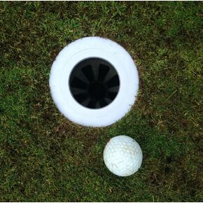 Golf Putting Practice Cup Reducer, Shrinks Hole Size for Accuracy Training, White