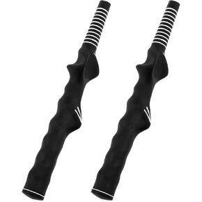 AYLIFU 2PCS Golf Swing Training Grip Right Hand Golf Training Grip Golf Swing Trainer Accessories (RH, Aperture 0.58inch)