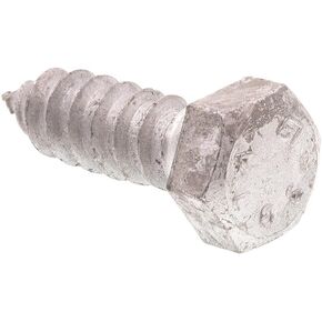 Prime-Line 9057377 Hex Lag Screws, 5/8 In. X 2 In., A307 Grade A Hot Dip Galvanized Steel (10 Pack)