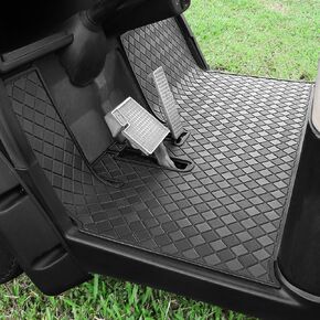 Yamaha Drive G29 Golf Cart Floor Mat, Upgraded Non-Slip Improved Full Coverage Liner Mats Replacement with 8MM Thick Rubber, Only Fits Yamaha Drive (Gen1), G29, YDR, Adventurer (2007-2016)