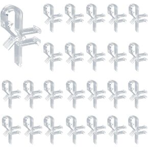 25 pcs 1.5 inch Hidden Valance Clips for Horizontal Blinds Retainer Holden for The Valance with a Groove in The Back