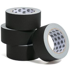 Bates- Gaffers Tape 2 Inch x 23 Yard, 6 Pack, Black Tape, Black Gaff Tape 2 Inch, Black Gaffer Tape 2 Inch, Gaffing Tape, Floor Tape, Gaffers Tapes, Cord Tape, Gaffer's Tape, Stage Tape