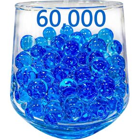 60,000 Black Water Beads for Vases, Water Gel Jelly Beads Vase Filler for Floating Pearls, Floating Candle Making, Wedding Centerpiece, Floral Arrangement, Floral Decorations