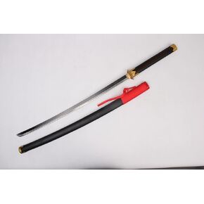 40" Handmade Metal Anime Rokurou Rangetsu Real Steel Samurai Sword Katana Cosplay Costume Blade Weapon Props Replica