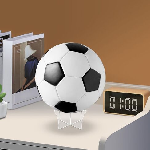 Acrylic Basketball Stand Holder 4.7x2.5 Inch, 2 Pack Clear Football Stand for Display, Acrylic Storage Display Ball Stand for Football Basketball Soccer, Volleyball in Saudi Arabia