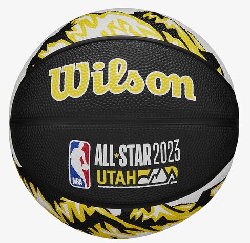 WILSON 2023 NBA All-Star Game Collectors Edition Mini Basketball - Utah in Saudi Arabia