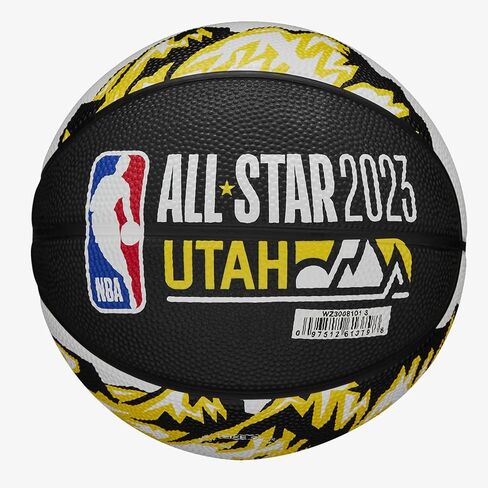 WILSON 2023 NBA All-Star Game Collectors Edition Mini Basketball - Utah in Saudi Arabia
