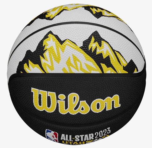 WILSON 2023 NBA All-Star Game Collectors Edition Mini Basketball - Utah in Saudi Arabia