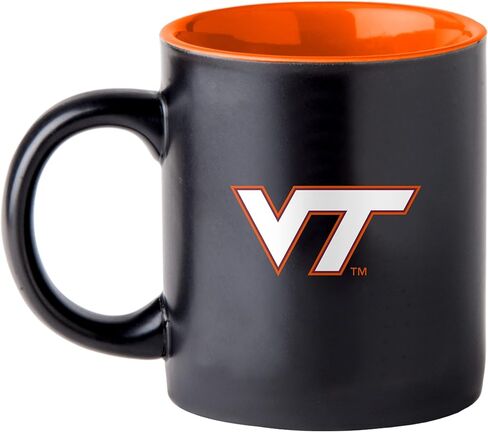 Boelter Brands Two Toned Matte Black Coffee Mug, NCAA Team Logo with Inner Team Color (North Carolina Tar Heels) in Saudi Arabia