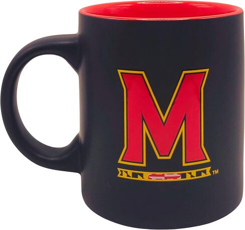 Boelter Brands Two Toned Matte Black Coffee Mug, NCAA Team Logo with Inner Team Color (North Carolina Tar Heels) in Saudi Arabia