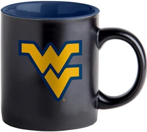 Boelter Brands Two Toned Matte Black Coffee Mug, NCAA Team Logo with Inner Team Color (North Carolina Tar Heels) in Saudi Arabia