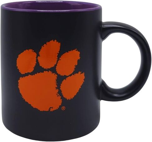Boelter Brands Two Toned Matte Black Coffee Mug, NCAA Team Logo with Inner Team Color (North Carolina Tar Heels) in Saudi Arabia