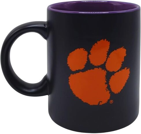 Boelter Brands Two Toned Matte Black Coffee Mug, NCAA Team Logo with Inner Team Color (North Carolina Tar Heels) in Saudi Arabia