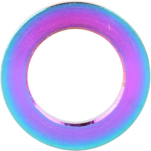 Titanium Flat Washer for M8 M10 Bolt Screw Washer Pack of 10 (Ranibow, M8) in Kuwait