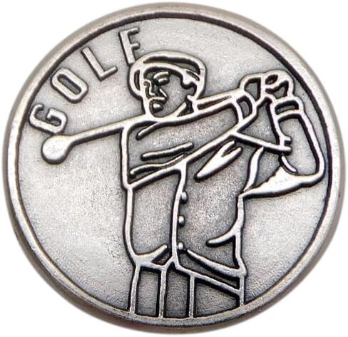 Westmon Works Golfers Pocket Token Prayer Set with Wallet Sized Golf Holy Card and Trinket Made in Italy in Saudi Arabia