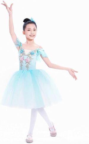 Children's Ballet Skirt Girl's Dance Skirt Tight Ballet Dress Ballet Performer Program Collective Performance Clothing in Saudi Arabia
