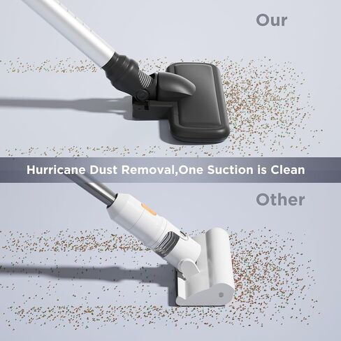 Corded Stick Vacuum, Long Power Corded Vacuum, Powerful Suction Lightweight Small Vacuum Cleaner, 8 in 1 Convenient Handheld Vacuum for Pet Hair Hard Floor Quick Cleanups in Saudi Arabia