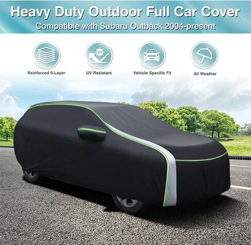 Car Cover for Ford Escape 2000-2024, Full Car Cover Waterproof All Weather Car Cover for Escape, Outdoor Car Cover with Door Zipper Reflective Strips UV-Proof Windproof in Saudi Arabia