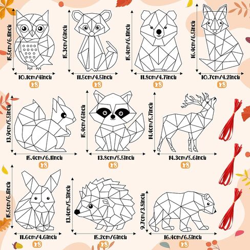 BeYumi Coloring Owl Craft Kit - 83Pcs Back to School Color Your Own Owl Kit for Kids First Day of School Gifts DIY Coloring Geometric Owl Cards School Classroom Party Activity Decor Art Craft Project in Saudi Arabia