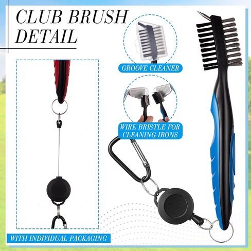 طقم ملحقات الجولف 9 قطع لحقائب الجولف تتضمن منشفة الجولف وفرشاة نادي الجولف مع خطاف أداة الجولف مع علامة كروية مغناطيسية in Kuwait