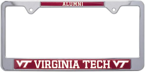 Virginia Tech Alumni Black License Plate Frame in Saudi Arabia