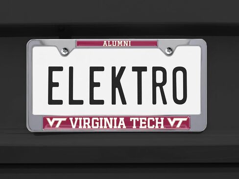 Virginia Tech Alumni Black License Plate Frame in Saudi Arabia