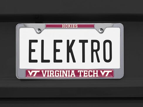 Virginia Tech Alumni Black License Plate Frame in Saudi Arabia