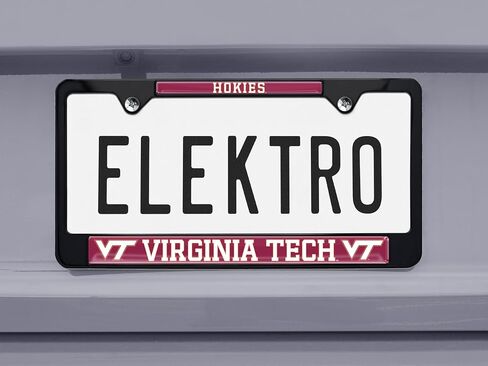 Virginia Tech Alumni Black License Plate Frame in Saudi Arabia