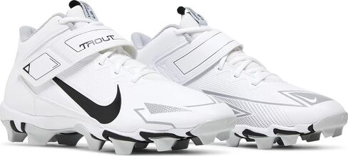 حذاء البيسبول Nike Force Trout 8 Keystone للرجال "أبيض أسود" (CZ5911-100) مقاس 11.5 US in Saudi Arabia
