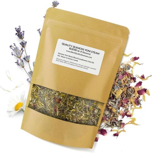 Sitz Bath Yoni Steam Herbs Relaxing Facial SelfCare, Ph Balance Complements Yoni Bowl and Yoni Oil, Yoni Herbs Pack for 3-4 Sessions, Yoni Detox and Cleanse 2 Ounces (2 oz Yoni Steam Herbs) in Saudi Arabia