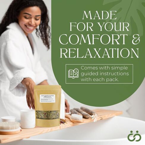 Sitz Bath Yoni Steam Herbs Relaxing Facial SelfCare, Ph Balance Complements Yoni Bowl and Yoni Oil, Yoni Herbs Pack for 3-4 Sessions, Yoni Detox and Cleanse 2 Ounces (2 oz Yoni Steam Herbs) in Saudi Arabia