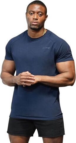 Jed North Men's Muscle Fitted Causal T-Shirt Gym Workout Bodybuilding & Everyday in Kuwait