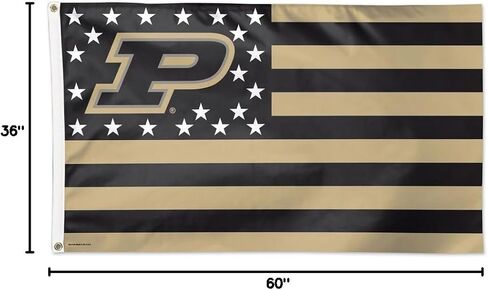 WinCraft NCAA Purdue University 13421115 Deluxe Flag in Saudi Arabia