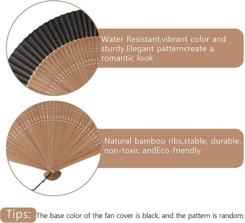 Bamboo Silk Folding Fans Folding Hand Fan Foldable Chinese Japanese Vintage Hand Fan for Hot Flash, Church, Decoration, Music Festival, Dance, Party, Performance in Saudi Arabia