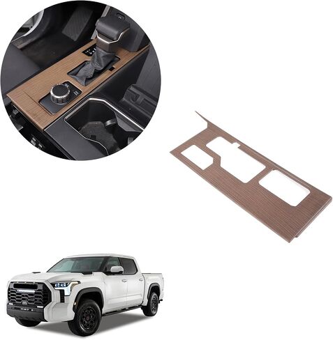 غطاء لوحة التحكم المركزي للسيارة، متوافق مع Toyot @Tundra/Sequoia 2022-2023، ملحقات ملصقات تزيين لوحة ناقل الحركة لوحدة التحكم في السيارة (صندوق التروس من النوع A) in Saudi Arabia