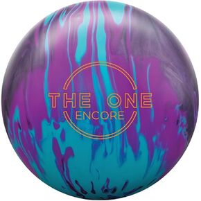 Ebonite PRE-DRILLED The One Encore Bowling Ball- Teal/Graphite/Violet 15lbs